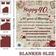 thumbnail image 2 of LHSHID 25th Anniversary Blanket Gifts Gift for 25th Wedding Anniversary 25 Years of Marriage Gift for Ruby Wedding Anniversary for Couple Yess Wife Husband Dad Mom Back Throw Blanket 50x60in, 2 of 6