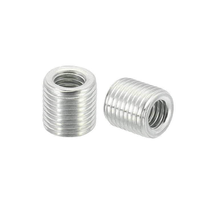 Uxcell M10 Male to M6 Female Adapter 10mm Long Sleeve Reducer Thread  Reducing Nut Insert 10 Pack