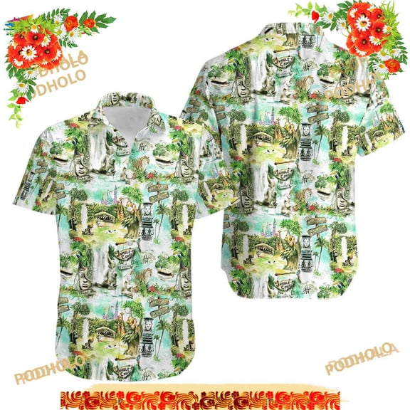 Disney Parks Hawaiian Shirt, Mickey Summer Shirt