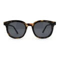 thumbnail image 2 of Stylish Inset Lens Horn Rim Retro Plastic Sunglasses Tortoise Black, 2 of 4
