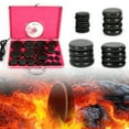 thumbnail image 4 of ANQIDI 20PCS Professional Portable Natural Basalt Hot Stones Set Hot Rocks Massage Stones Kit with Heater Box for Body Massage, 4 of 12