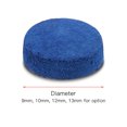 thumbnail image 2 of Graflsoa 50-Piece Blue Leather Billiard Cue Tips Set, 12mm Diameter, Durable Replacement for Pool Sticks, 2 of 6