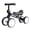 Black, variant on Allobebe Baby Balance Bike for 12-30 Months, 4-Wheel Toddler Ride-On with Adjustable Seat & Silent Wheels, Safe No-Pedal Walker for Indoor/Outdoor, ASTM & CPSIA Certified, Black