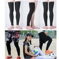 thumbnail image 4 of Greeniant Manga de la pierna de la compresión de la protección solar del XL 4piece para los rayos UV dañinos de las piernas del baloncesto de Ropa Deportiva, Zapatos Negro + blanco M, 4 of 6