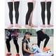 thumbnail image 4 of Greeniant Manga de la pierna de la compresión de la protección solar del XL 4piece para los rayos UV dañinos de las piernas del baloncesto de Ropa Deportiva, Zapatos Negro + blanco M, 4 of 6