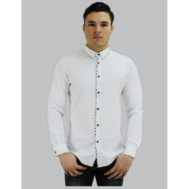 Camisa Caballero Barabas Corte Slim Fit Manga Larga