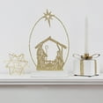 thumbnail image 2 of Northlight LED Lighted Glitter Holy Family Nativity Scene Christmas Decoration - 14", 2 of 4