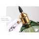 thumbnail image 3 of REMAKE E27 Industrial Vintage Ceiling Light Retro Glass Ceiling Lamp Lampshade for E27 Lamps Industrial Ceiling Light Ceiling Lamp (Green), 3 of 4