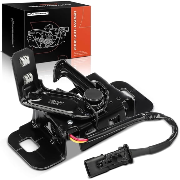 A-Premium Front Hood Latch Lock Assembly Compatible with Chevrolet & GMC Vehicles -Silverado 1500 2019-2022, Silverado 1500 LTD 2022, Sierra 1500 2019-2022, Sierra 1500 Limited 2022 - Front Hood Lock
