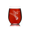 thumbnail image 2 of 17 oz Hummingbird Stemless Wine Glass (Style H6), 2 of 5