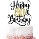 thumbnail image 1 of Cake Topper Ruscalin Feliz 50.º Cumpleaños Decoración para Fiesta, 1 of 7
