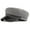 Grey, variant on Beret Hats For Women Wide Brim Sun Hats For Women UV Protection Spring Autumn Leather Brim Flat Top Decoration Contrast Color Adjustable Sailor For Vacation Green