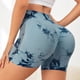 thumbnail image 5 of Gibobby Shorts Gym Mujer Ropa deportiva para mujer, pantalones cortos deportivos para mujer, pantalones cortos deportivos de cintura ancha, pantalones de Yoga para mujer, depo(Azul, M), 5 of 5