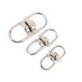 thumbnail image 6 of 50 Pieces Metal Split Keychain Parts Swivel Connectors Double Ended Loop Clasp Make Your Own 19mm, 6 of 8