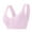 13#Pink, variant on Daisy Bras for Older Women Senior Wireless Front Snap Cotton Bras 2025 Full Coverage Breathable Push Up Bra