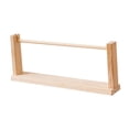 thumbnail image 1 of jifeng Wood Ribbon Organizer Sewing Thread Holder Spool Dispenser for Flower Store Cake 40cmx5.6cmx16cm, 1 of 9