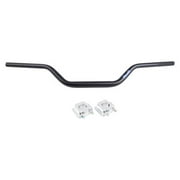 Tusk Universal Big Bar Clamp and Bar Kit Renthal FatBar Carmichael High Bend Black for Triumph Tiger 900 1996-1998