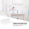 thumbnail image 2 of FUTUREORYY 1Pcs Wall Organizer Acrylic Shelf White for Simple Design Kitchen Use, 2 of 8