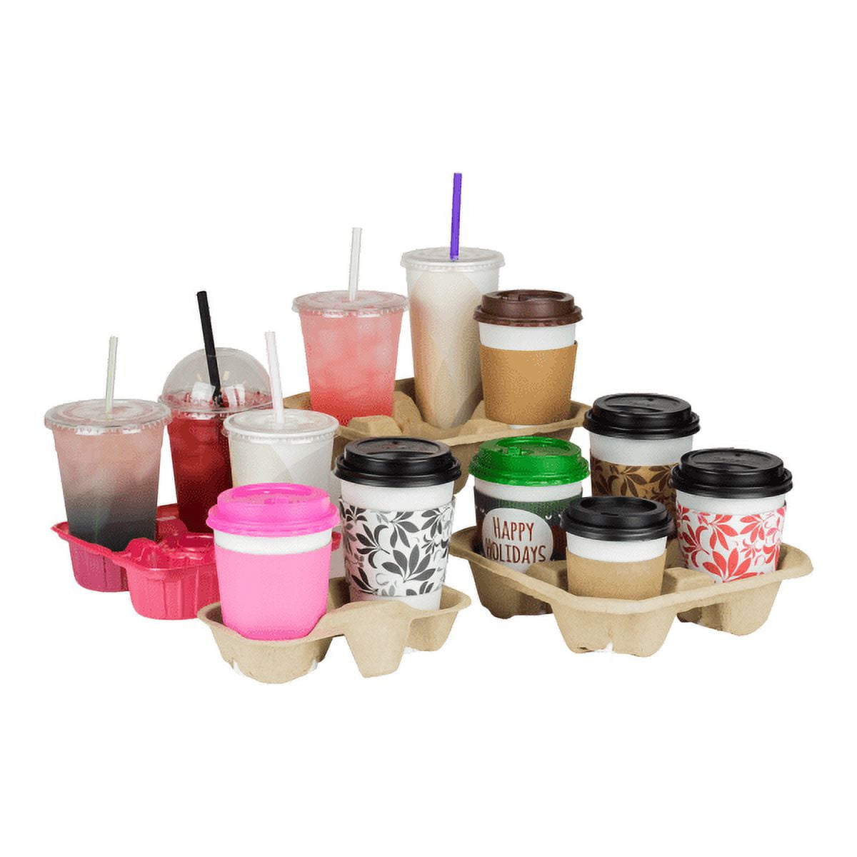 Shop Coffee Sleeves - Traditional Cup Jackets - Pink - 1,000 ct at Low Price