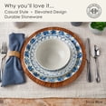 thumbnail image 3 of Fitz and Floyd Sicily 12-Piece Blue Stoneware Tableware Set(service for 4), 3 of 4