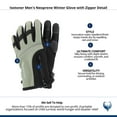thumbnail image 5 of Isotoner  Neoprene Winter Glove with Zipper Detail (Men), 5 of 5
