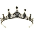 thumbnail image 1 of CIMAXIC Wedding Rhinestone Tiara Bridal Tiara Crown Headpieces for Wedding Banquets Prom Dance Party,5.91"X5.91"X1.97", 1 of 4