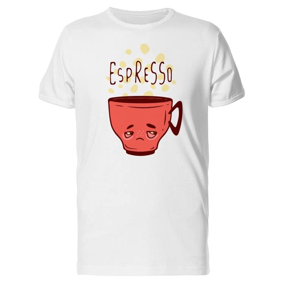 Espresso Cup Falling Asleep Tee Men's -Image by Shutterstock