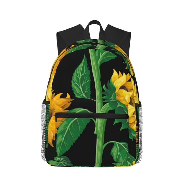 Easygdp Sunflower 1 Mochila Casual para Portátil, Mochila para Escuela, Viajes, Negocios