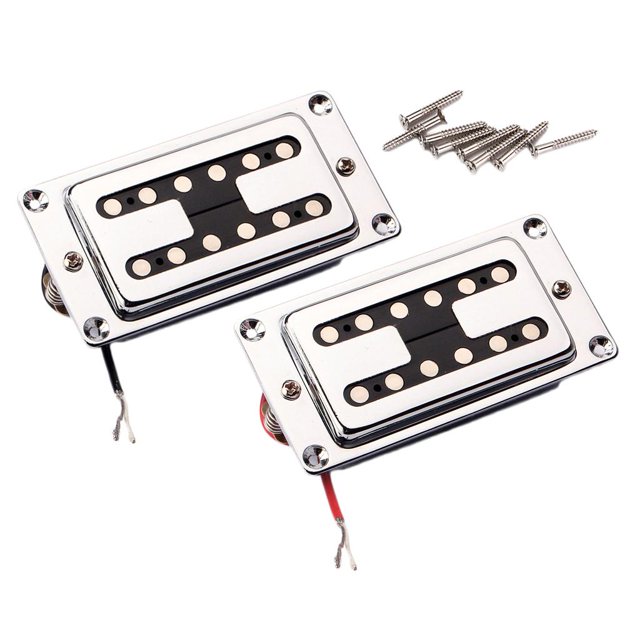 Púa de Guitarra Sellado Conjunto Bobina Dual para Piezas de Guitarra Eléctrica LP