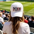 thumbnail image 3 of Lypsnake 2026 Soccer Hat,USA Canada Mexico Host Countries Flag Pattern Embroidered Soft Cotton Baseball Cap With Adjustable Strap,Sports Headwear For Sports Game Stadium Fan Matching Outfit, 3 of 6