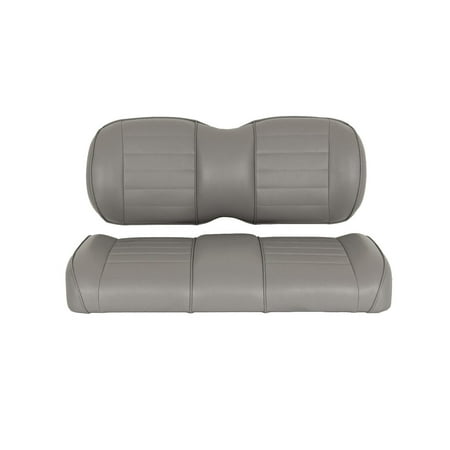 

Premium OEM-Style Vinyl Front Seat Cushions for Club Car Precedent/Tempo Golf Cart - Gray