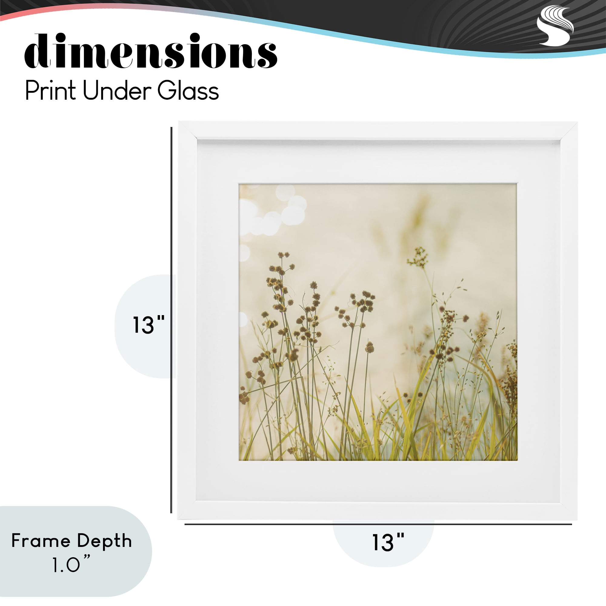 Stupell Industries Country Afternoon Walk White Framed Print Under Glass, design by Erin Marie