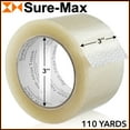 thumbnail image 3 of Sure-Max 12 Rolls Extra-Wide Shipping & Packing Tape (3" x 110 yard/330' each) - Moving & Adhesive Carton Sealing - 2.0mil Clear, 3 of 7