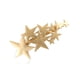thumbnail image 1 of Horquilla para el pelo, tocado plano de estrella de cinco puntas, piezas de ajuste doradas plateadas, Clips lisos de decoración para mujer, Ropa, zapatos y accesorios Miscelánea niebla dorada Sonducket  AP016973-02, 1 of 6