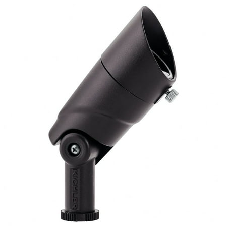 

5.5W 1 Led 60 Degree Wide Flood Adjustable Small Accent Light 3.75 inches Tall By 2 inches Wide-Textured Architectural Bronze Finish-2700 Color