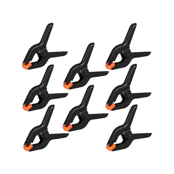8pcs 2.3inch Spring Clip - Crafts Woodworking Tools, Plastic Nylon Backdrop A-Shaped Clip, Photography Background Fixed Heavy Duty Clips