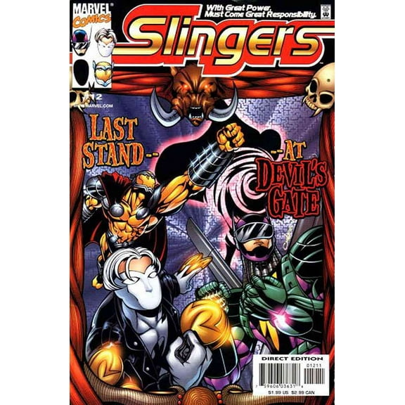 Slingers #12 VF ; Marvel Comic Book