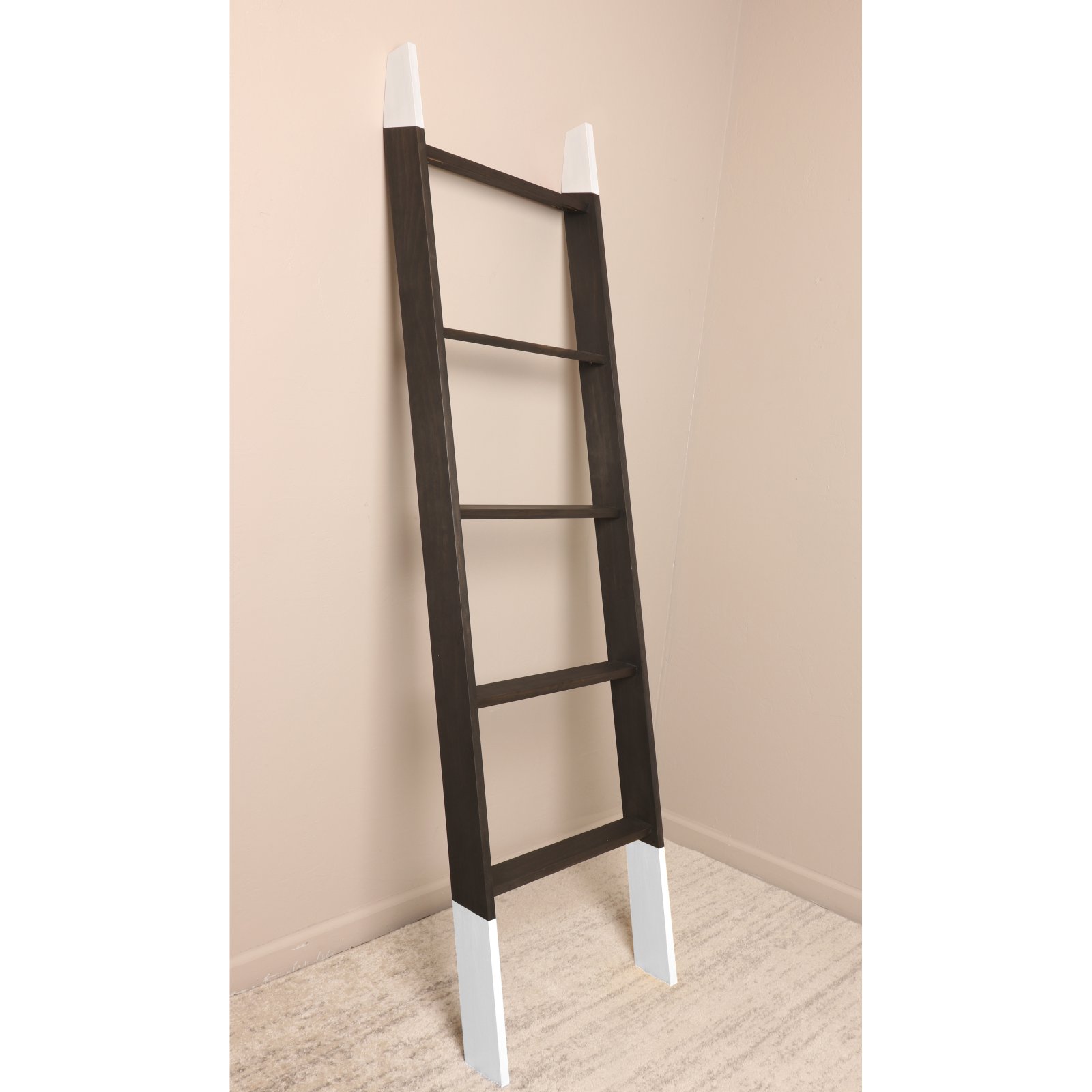 BrandtWorks 2 Tone Accent Blanket Ladder