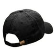 thumbnail image 4 of Neon London Embroidered Pigment Dyed Wash Caps - Black OSFM, 4 of 5