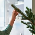 thumbnail image 4 of Metallic Plated Holiday Hangs Set with Nine Unique Shaped Festive Decorations for Seasonal Party and Home Celebration, 4 of 5
