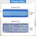 thumbnail image 6 of 4 Pack Microfiber Cleaning Pad for Bona Mop Safe for Hardwood & Hard Surface Floors Dry Wet Floor Cleaning - Includes 2 Microfiber Cleaning Pad and 2 Dusting Pad - Microfiber Mop Pads for 18Inch Mop, 6 of 7