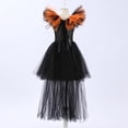 thumbnail image 6 of ibiyuan Halloween Dress Up Clothes Girls Ruffle Back To School Outfit Halloween Cute Print Clothes for Kids Puff Sleeve Tulle Dress for Girls Halloween Birthday, 6 of 6