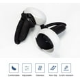 thumbnail image 3 of LAICAIW Touch Controller Grip Cover for Oculus Quest 2, Anti-Throw Protective Handle Sleeve Oculus Quest 2 Accessories with Adjustable Wrist Knuckle Strap for Meta Quest 2 Headset (Black), 3 of 6