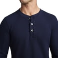 thumbnail image 4 of Jockey Men's Long Sleeve Waffle Henley, 4 of 6