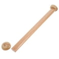 thumbnail image 5 of Oraceous Wooden Closet Rod for Hanging Clothes Closet Hanging Pole with 2 Ends Space Saving Closet Tension Rod Dowel Rod Heavy Duty Closet Bar with No Drilling Holder 40-50CM, 5 of 11