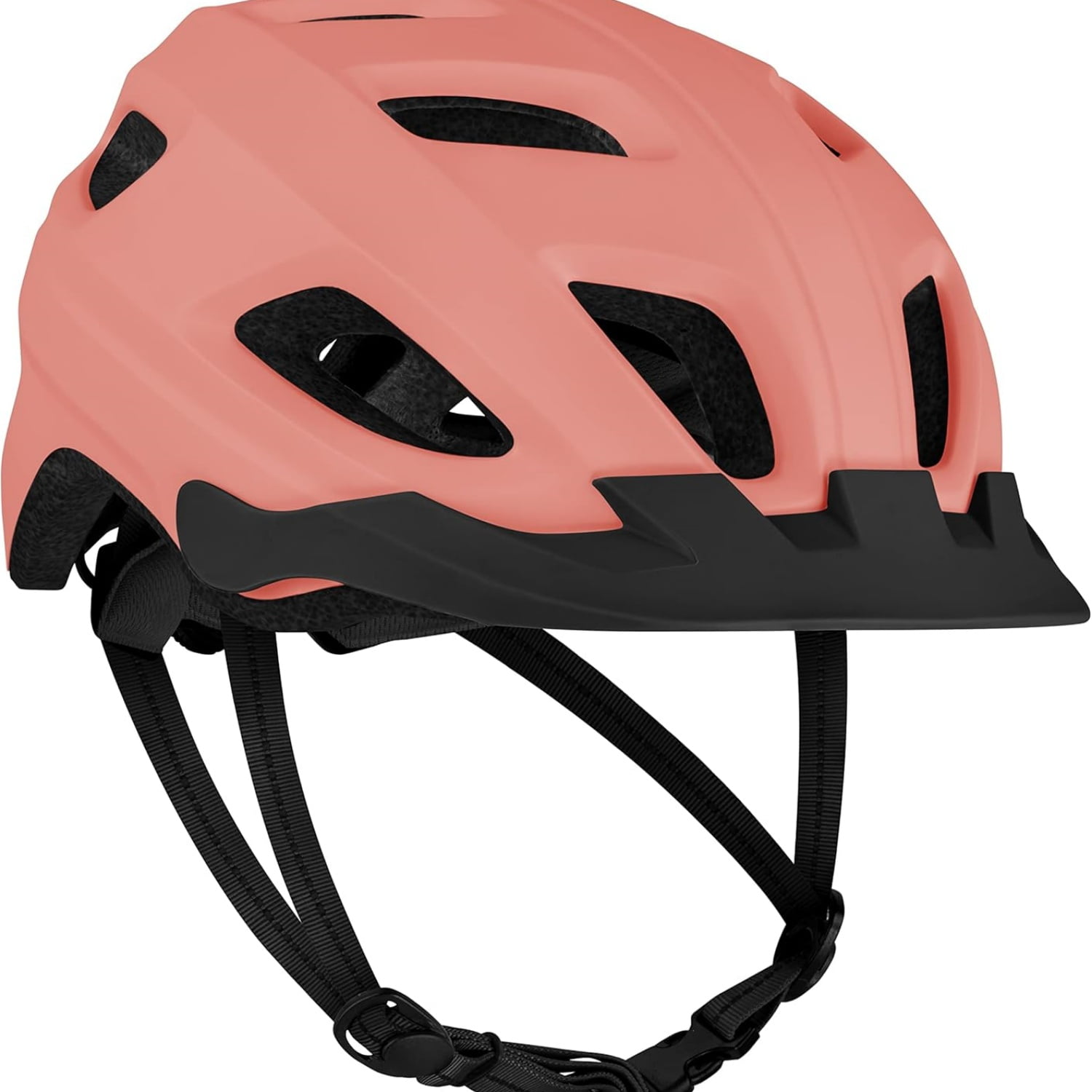 Adult Bike Helmet with LED Safety Light Adjustable Dial & Removable Visor - Adjustable Bicycle Cycling Helmet for Men & Women