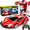 Red, variant on Transform Robot RC Car with LED Light, 2.4GHz Remote Control Car Toys Gift for Boys Age 3-8