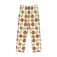 thumbnail image 4 of Goofa Sunflowers And Skull Printed Soft Pajama Pants for Men, Wide Leg Comfy Casual Lounge Yoga Pants-Small, 4 of 9