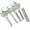 Silver-Right-handed, variant on 7.0 Inches Professional Dogset Straight & Thinningd Chunkersb 5in 1 For Left-handed Right Handed Black