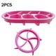thumbnail image 4 of Cateissary 2 uds moldes de pan moldes de repostería moldeadores de plástico antiadherentes accesorios para hornear pan reutilizables, rosa Type3 NO3, 4 of 6